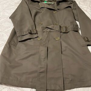 Elegant Brown Satin Lined Coat